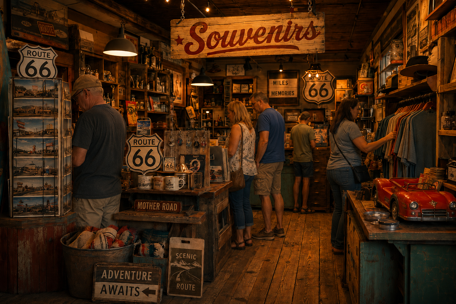 Inside the trading post